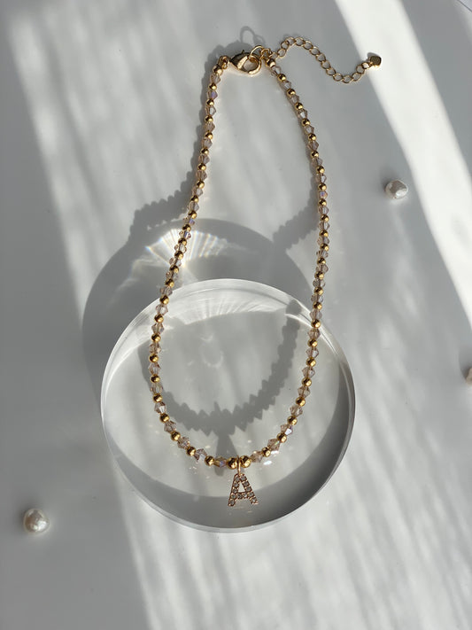 AURA CHAMPAGNE NECKLACE